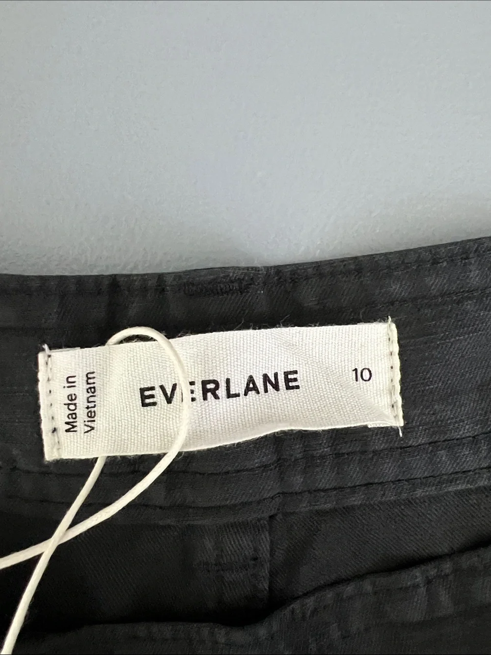 New Everlane THE FATIGUE BARREL PANT in Black Size 10